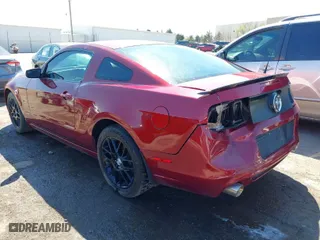 2014 Ford Mustang V6 with VIN 1ZVBP8AM7E5254204, listed as a IAAI auction lot 41894401 with 119,328 mi miles. Bid and sale history available at carsss.com. Image 3.