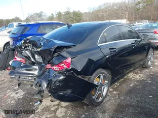 2018 Mercedes-Benz CLA with VIN WDDSJ4EB5JN606556, listed as a IAAI auction lot 41580048 with 150,368 mi miles. Bid and sale history available at carsss.com. Image 4.