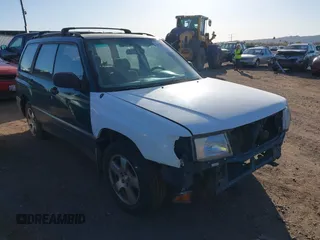 1998 Subaru Forester S with VIN JF1SF6554WH759085, listed as a IAAI auction lot 41794273 with 152,949 mi miles. Bid and sale history available at carsss.com. Image 1.