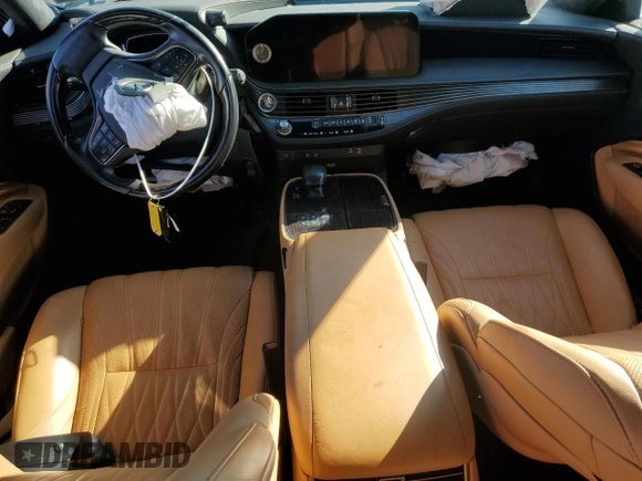 2023 Lexus LS with VIN JTHG5LGF5P5011325, listed as a Copart auction lot 78655614 with Not provided miles and Salvage title. Bid and sale history available at DreamBid. Image 8.