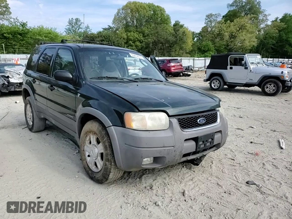 2001 Ford Escape XLT with VIN 1FMCU04181KF62444, listed as a Copart auction lot 55272615 with 265,129 mi miles and Salvage title. Bid and sale history available at DreamBid. Image 14.