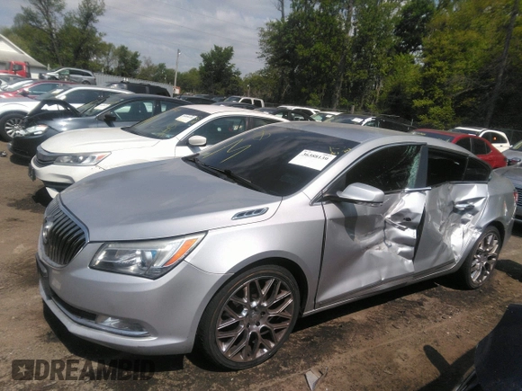 2014 Buick LaCrosse Leather with VIN 1G4GB5G37EF106788, listed as a IAAI auction lot 40954480 with 107,866 mi miles. Bid and sale history available at carsss.com. Image 6.