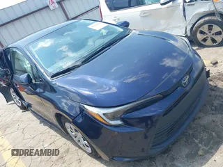 2023 Toyota Corolla Hybrid LE with VIN JTDBCMFE5PJ003037, listed as a IAAI auction lot 40168826 with 50,709 mi miles. Bid and sale history available at carsss.com. Image 1.