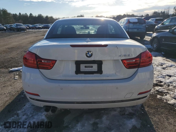 2015 BMW 4 Series 428i with VIN WBA3V7C54FP772674, listed as a Copart auction lot 88060515 with 95,980 mi miles and Salvage Title. Bid and sale history available at carsss.com. Image 6.
