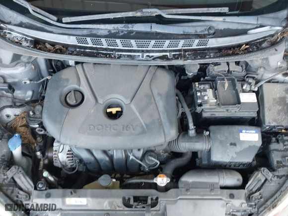 2012 Hyundai Elantra GLS PZEV with VIN KMHDH4AE5CU235756, listed as a IAAI auction lot 41312506 with 118,621 mi miles. Bid and sale history available at carsss.com. Image 10.