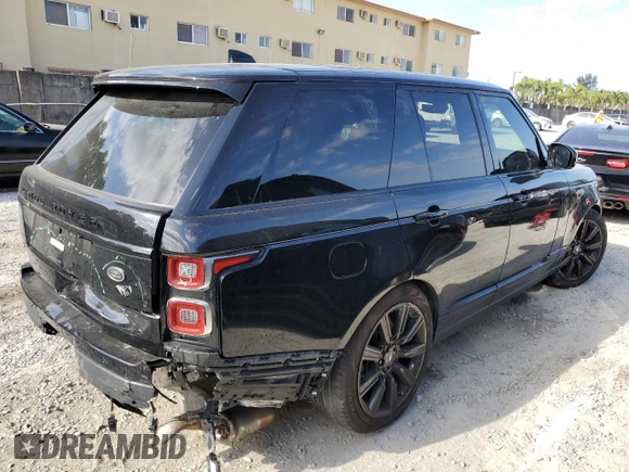 2021 Land Rover Range Rover z VIN SALGR2SU8MA419271, wystawiony jako Copart lot #47368034 z przebiegiem 48 339 mil mil oraz Szkoda całkowita • Salvage title. Historia ofert i sprzedaży dostępna na DreamBid. Obrazek 3.
