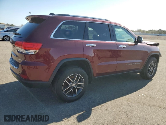 2018 Jeep Grand Cherokee Limited with VIN 1C4RJFBG7JC259893, listed as a Copart auction lot 50952795 with 95,141 mi miles and Salvage Title. Bid and sale history available at carsss.com. Image 3.