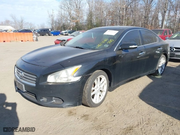2011 Nissan Maxima 3.5 SV w/Premium Pkg with VIN 1N4AA5AP5BC840454, listed as a IAAI auction lot 41611411 with 268,147 mi miles. Bid and sale history available at carsss.com. Image 2.