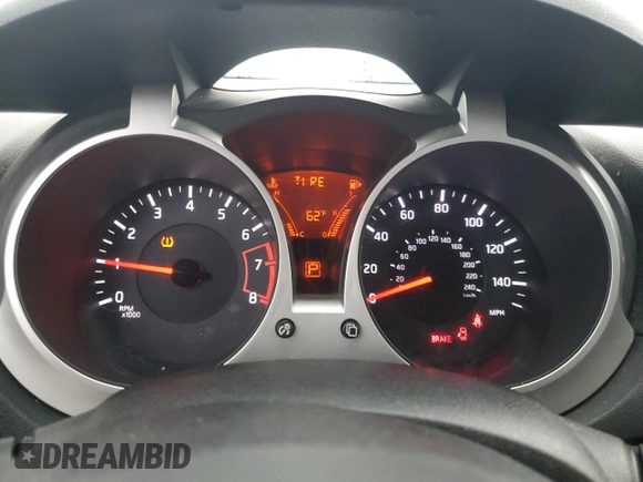 2014 Nissan Juke S with VIN JN8AF5MR0ET356399, listed as a Copart auction lot 55617895 with Not Provided miles and Clean Title. Bid and sale history available at DreamBid. Image 9.