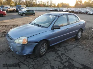 2004 Kia Rio with VIN KNADC125946336107, listed as a Copart auction lot 79957854 with 201,254 mi miles and Clean Title. Bid and sale history available at carsss.com. Image 1.