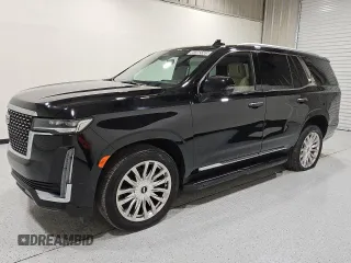 2023 Cadillac Escalade 4WD Premium Luxury z VIN 1GYS4BKL3PR366857, wystawiony jako Copart lot #55865505 z przebiegiem 44 383 mil mil oraz Tytuł czysty. Historia ofert i sprzedaży dostępna na DreamBid. Obrazek 1.