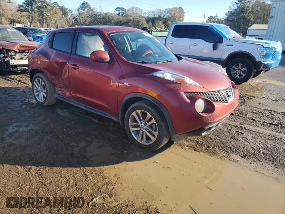 2014 Nissan Juke SV with VIN JN8AF5MR0ET451447, listed as a Copart auction lot 42381805 with 9,688 mi miles and Salvage Title. Bid and sale history available at carsss.com. Image 4.