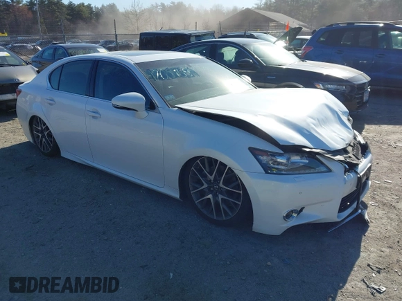 2015 Lexus GS 350 with VIN JTHCE1BL2FA000255, listed as a IAAI auction lot 42056558 with 124,801 mi miles and . Bid and sale history available at DreamBid. Image 1.