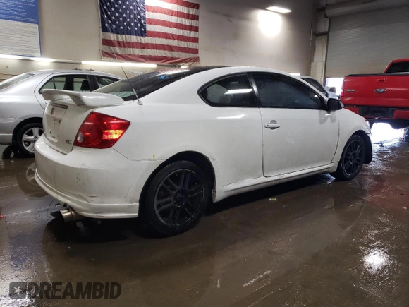 2006 Scion tC with VIN JTKDE177X60112057, listed as a Copart auction lot 49095555 with 156,655 mi miles and Salvage Title. Bid and sale history available at carsss.com. Image 3.