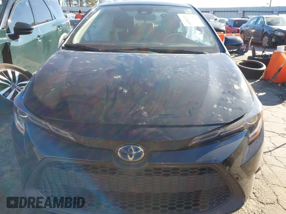 2022 Toyota Corolla Hybrid LE with VIN JTDEAMDE2NJ039206, listed as a IAAI auction lot 41592129 with 97,593 mi miles. Bid and sale history available at carsss.com. Image 12.