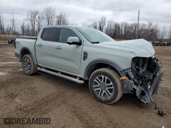 2024 Ford Ranger LARIAT with VIN 1FTER4KH7RLE11140, listed as a Copart auction lot 84859434 with 7,237 mi miles and Clean Title. Bid and sale history available at carsss.com. Image 4.