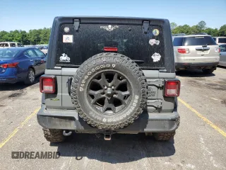2020 Jeep Wrangler Unlimited Sport with VIN 1C4HJXDM8LW285439, listed as a Copart auction lot 55920754 with 53,509 mi miles and . Bid and sale history available at DreamBid. Image 6.