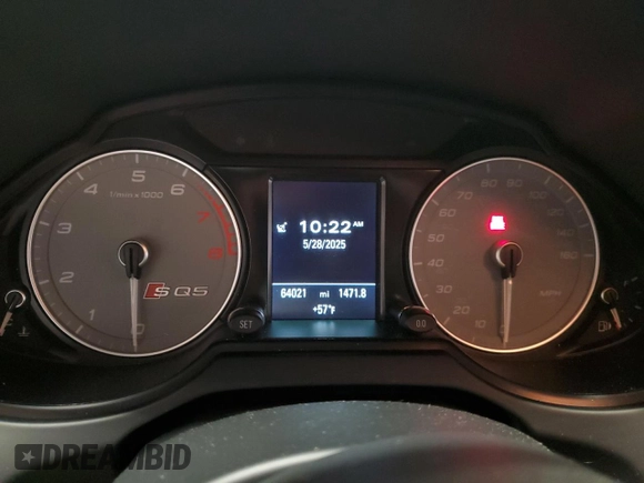 2016 Audi SQ5 Premium Plus with VIN WA1CCAFPXGA060901, listed as a Copart auction lot 58714495 with 64,021 mi miles and Salvage title. Bid and sale history available at DreamBid. Image 9.