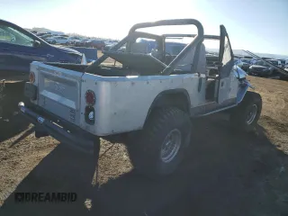 1984 Jeep CJ with VIN 1JCCF88E4ET101315, listed as a Copart auction lot 43209865 with 255,417 mi miles and Non Repairable. Bid and sale history available at carsss.com. Image 3.