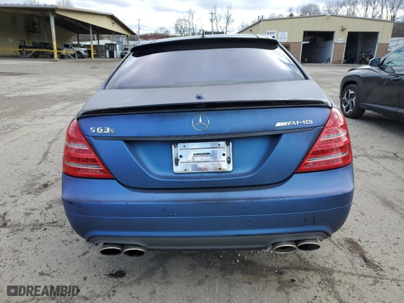 2007 Mercedes-Benz S-Class 5.5L V8 with VIN WDDNG71X77A052659, listed as a Copart auction lot 52192355 with 111,124 mi miles and Salvage Title. Bid and sale history available at carsss.com. Image 6.
