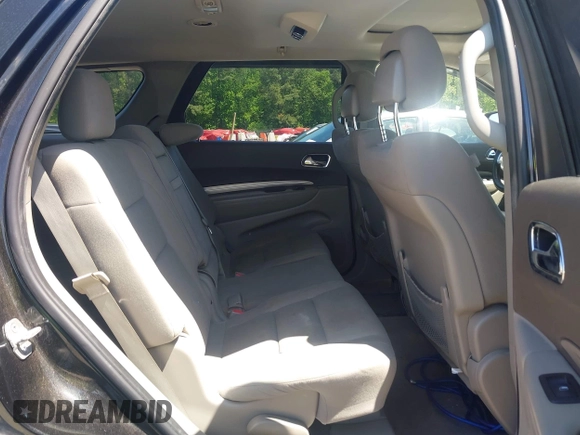 2013 Dodge Durango SXT with VIN 1C4RDJAG8DC617759, listed as a IAAI auction lot 42113300 with 185,152 mi miles and . Bid and sale history available at DreamBid. Image 8.
