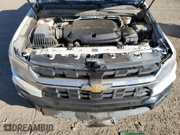 2022 Chevrolet Colorado 4WD Work Truck with VIN 1GCGTBEN7N1127755, listed as a Copart auction lot 88403365 with 9,090 mi miles and Salvage title. Bid and sale history available at DreamBid. Image 11.