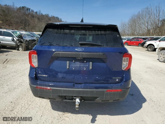 2021 Ford Police Interceptor Utility with VIN 1FM5K8AB2MGA64421, listed as a Copart auction lot 47402855 with 23,612 mi miles and Salvage Title. Bid and sale history available at carsss.com. Image 6.