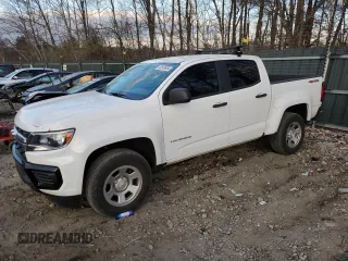 2021 Chevrolet Colorado 4WD Work Truck with VIN 1GCGTBEN3M1130067, listed as a Copart auction lot 80538984 with 54,124 mi miles and Salvage title. Bid and sale history available at DreamBid. Image 1.
