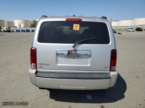 2007 Dodge Nitro R/T with VIN 1D8GT58667W619481, listed as a Copart auction lot 52416025 with 205,017 mi miles and Clean Title. Bid and sale history available at carsss.com. Image 6.