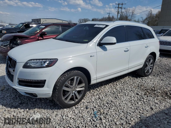 2014 Audi Q7 3.0T Premium Plus with VIN WA1LGAFE3ED019282, listed as a Copart auction lot 53940175 with 98,451 mi miles and Clean Title. Bid and sale history available at carsss.com. Image 1.