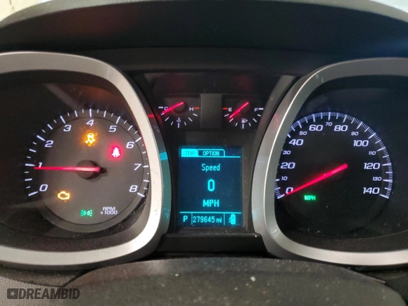 2014 Chevrolet Equinox LT with VIN 2GNALBEK7E6147343, listed as a Copart auction lot 50644605 with 279,645 mi miles and Clean Title. Bid and sale history available at carsss.com. Image 9.