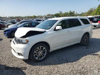 2019 Dodge Durango GT Plus with VIN 1C4RDHDG5KC549664, listed as a Copart auction lot 51383395 with 104,278 mi miles and Non Repairable. Bid and sale history available at carsss.com. Image 1.