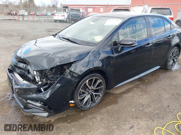 2020 Toyota Corolla SE with VIN JTDS4RCEXLJ040738, listed as a IAAI auction lot 41717706 with 71,194 mi miles and . Bid and sale history available at DreamBid. Image 2.