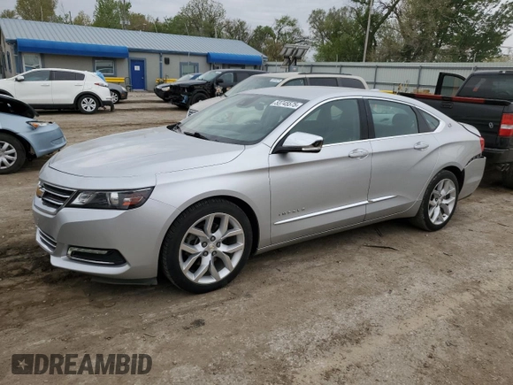 2015 Chevrolet Impala LTZ with VIN 2G1165S39F9235088, listed as a Copart auction lot 53745575 with 129,769 mi miles and Salvage Title. Bid and sale history available at DreamBid. Image 1.