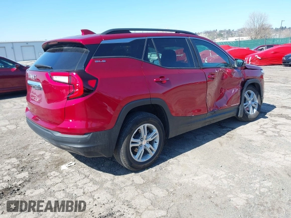 2023 GMC Terrain SLE with VIN 3GKALMEG0PL177061, listed as a IAAI auction lot 41936670 with 18,507 mi miles and . Bid and sale history available at carsss.com. Image 4.