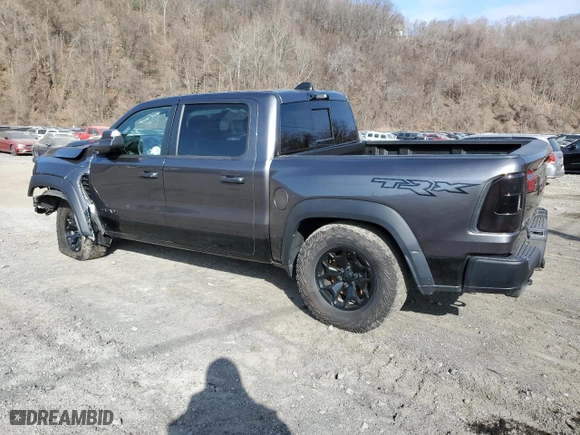 2022 Ram 1500 TRX with VIN 1C6SRFU94NN265242, listed as a Copart auction lot 49386555 with 20,580 mi miles and Salvage Title. Bid and sale history available at carsss.com. Image 2.