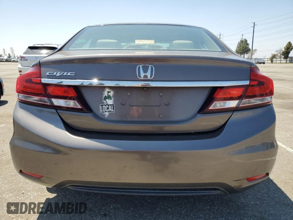 2015 Honda Civic EX z VIN 2HGFB2F83FH524469, wystawiony jako Copart lot #56207075 z przebiegiem 85 678 mil mil oraz Szkoda całkowita • Salvage title. Historia ofert i sprzedaży dostępna na DreamBid. Obrazek 6.