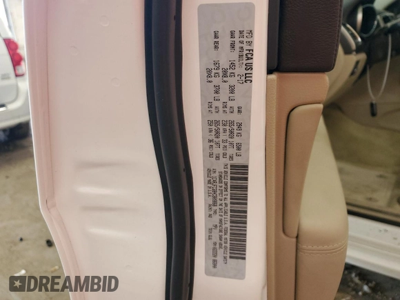 2017 Jeep Grand Cherokee Overland z VIN 1C4RJFCG8HC809868, wystawiony jako Copart lot #64056155 z przebiegiem 54 136 mil mil oraz Szkoda całkowita • Salvage title. Historia ofert i sprzedaży dostępna na DreamBid. Obrazek 13.