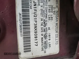 1992 Nissan Stanza GXE z VIN JN1FU21P3NX909177, wystawiony jako Copart lot #83811334 z przebiegiem 67 101 mil mil oraz Szkody całkowita. Historia ofert i sprzedaży dostępna na DreamBid. Obrazek 14.