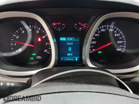 2017 Chevrolet Equinox LS with VIN 2GNFLEEK5H6334687, listed as a Copart auction lot 54076555 with 133,658 mi miles and Clean Title. Bid and sale history available at carsss.com. Image 9.