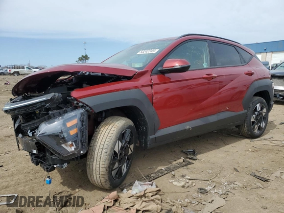 2025 Hyundai Kona SEL with VIN KM8HBCAB9SU204284, listed as a Copart auction lot 53242245 with 17,658 mi miles and Non Repairable. Bid and sale history available at carsss.com. Image 1.