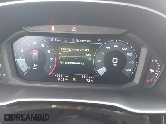 2023 Audi Q3 S line Premium z VIN WA1DECF38P1129821, wystawiony jako IAAI lot #42503445 z przebiegiem 49 651 mil mil oraz . Historia ofert i sprzedaży dostępna na DreamBid. Obrazek 7.