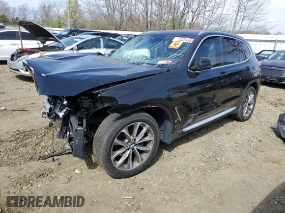 2019 BMW X3 xDrive30i with VIN 5UXTR9C5XKLP84444, listed as a Copart auction lot 52254985 with 0 mi miles and Clean Title. Bid and sale history available at carsss.com. Image 1.