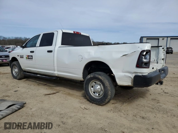 2014 Ram 2500 Tradesman with VIN 3C6TR5HT4EG219293, listed as a Copart auction lot 47954685 with 0 mi miles and Salvage Title. Bid and sale history available at carsss.com. Image 2.