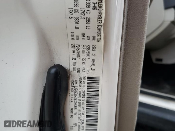 2006 Jeep Commander Limited with VIN 1J8HG58N76C305975, listed as a Copart auction lot 47113405 with 178,248 mi miles and Salvage title. Bid and sale history available at DreamBid. Image 13.