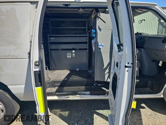2010 Ford Econoline Cargo Commercial with VIN 1FTNE2EL4ADA10062, listed as a Copart auction lot 52039955 with 61,795 mi miles and Clean title. Bid and sale history available at DreamBid. Image 6.