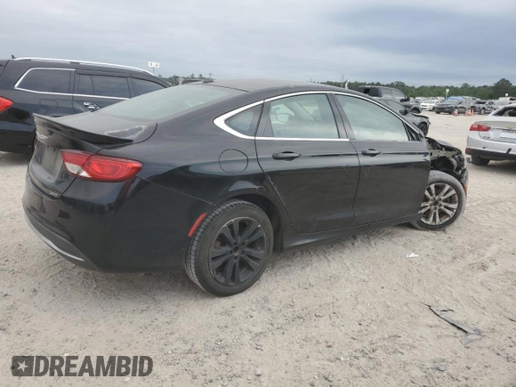 2015 Chrysler 200 Limited with VIN 1C3CCCABXFN746865, listed as a Copart auction lot 53064035 with 210,918 mi miles and Salvage Title. Bid and sale history available at DreamBid. Image 3.