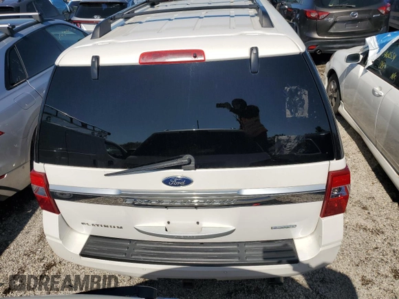 2015 Ford Expedition Platinum with VIN 1FMJU1LT8FEF02105, listed as a Copart auction lot 55969655 with 186,839 mi miles and Clean title. Bid and sale history available at DreamBid. Image 6.