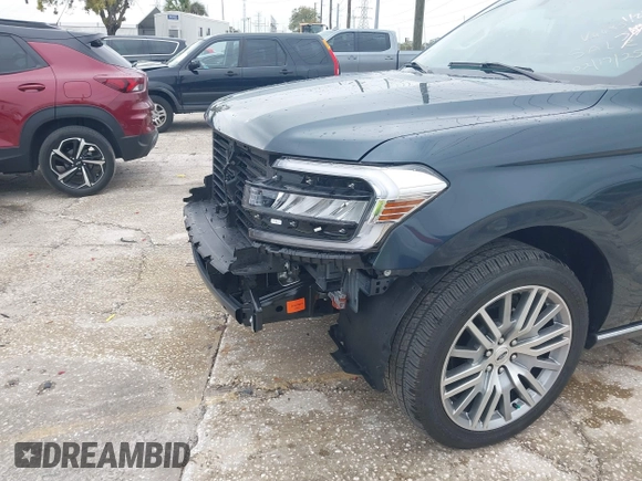 2024 Ford Expedition Max Limited with VIN 1FMJK1K81REA64485, listed as a IAAI auction lot 41657071 with 8,722 mi miles and . Bid and sale history available at DreamBid. Image 21.