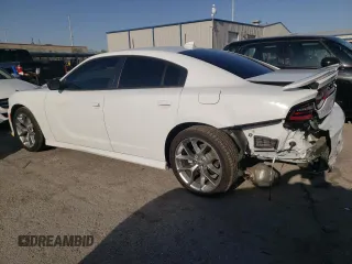2023 Dodge Charger GT with VIN 2C3CDXHG7PH639336, listed as a Copart auction lot 55560004 with 3,968 mi miles and Salvage Title. Bid and sale history available at carsss.com. Image 2.